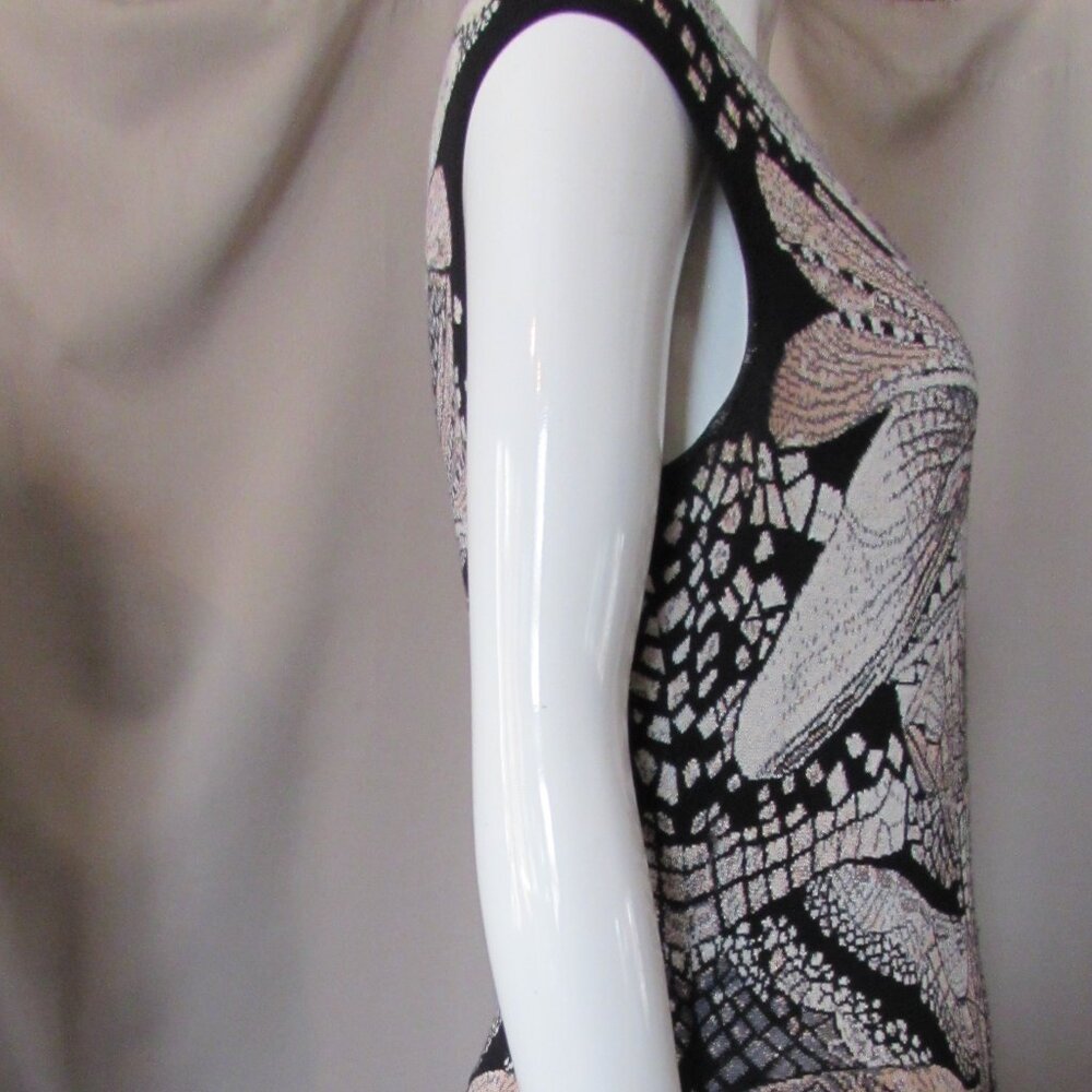 SALE Alexander McQueen Knit Sheath Butterfly Design - Picture 8 of 14